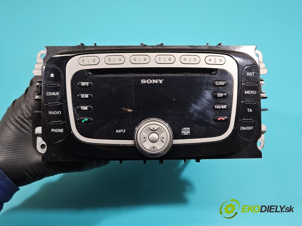 Ford Focus Mk2 2004-2011 1.6 tdci 109 HP manual 80 kW 1560 cm3 5- Radio originál 7M5T-18C939-EF