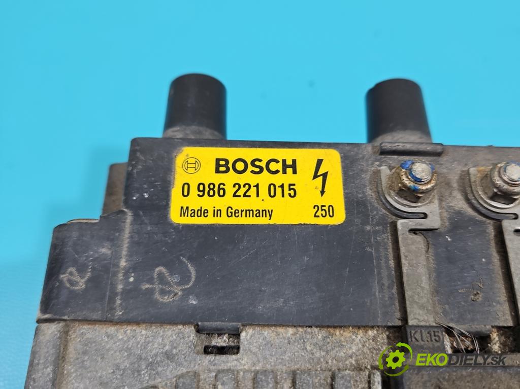 Vw Sharan I 1995-2010 2.8 V6 174 HP manual 128 kW 2792 cm3 5- cievka zapaľovacia 0986221015 (Zapaľovacie cievky, moduly)