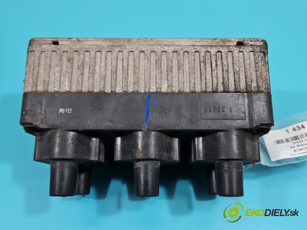 Vw Sharan I 1995-2010 2.8 V6 174 HP manual 128 kW 2792 cm3 5- cievka zapaľovacia 0986221015 (Zapaľovacie cievky, moduly)