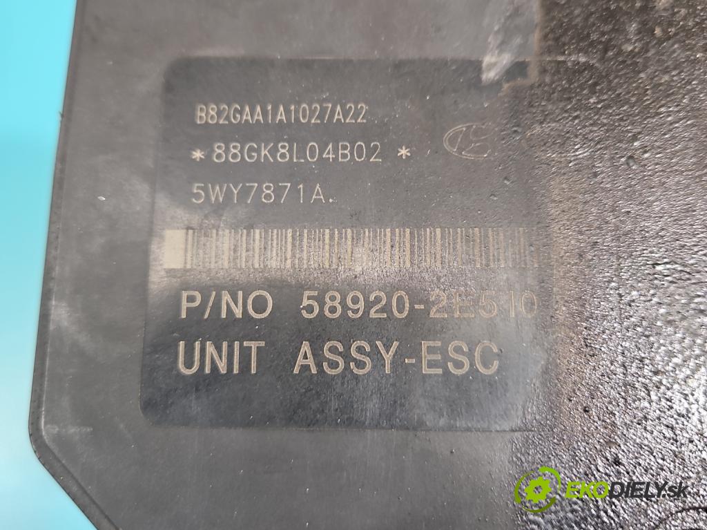 Hyundai Tucson I 2004-2009 2.0 16V 141 HP manual 104 kW 1975 cm3 5- čerpadlo abs 58920-2E510 (Pumpa ABS)