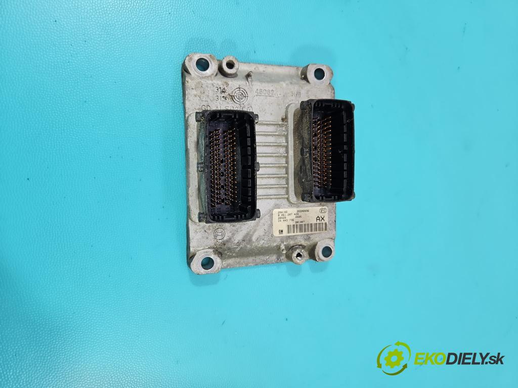 Opel Corsa C 2000-2006 1.2 16V 75 HP manual 55 kW 1199 cm3 3- riadiaca jednotka motora 0261207423