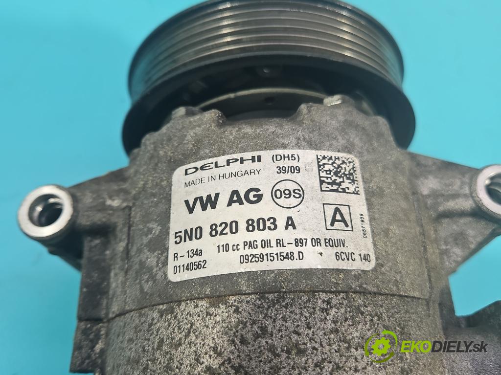 Seat Ibiza IV 6J 2008-2017 1.6 tdi 90 HP manual 66 kW 1598 cm3 5- Kompresor: klimatizácie 5N0820803A (Kompresor klimatizácie)