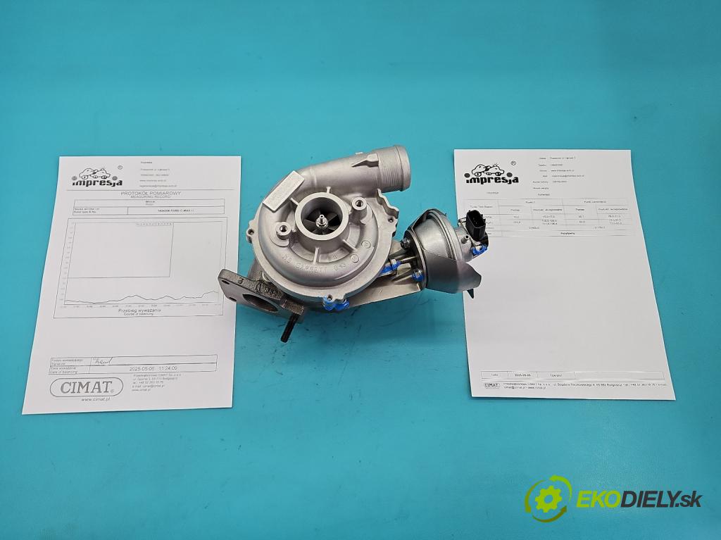 Ford C-Max I 2003-2010 2.0 tdci 136 HP manual 100 kW 1997 cm3 5- turbodúchadlo, turbo repasovaná 728768-5