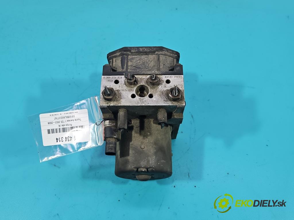 Toyota Avensis II T25 2003-2008 2.2 D-CAT 177 HP manual 130 kW 2231 cm3 5- čerpadlo abs 0265225325 (Pumpa ABS)