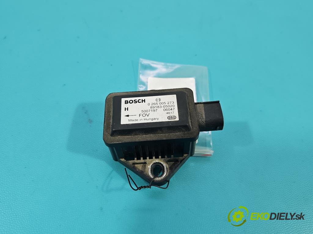 Toyota Avensis II T25 2003-2008 2.2 D-CAT 177 hp manual 130 kW 2231 cm3 5- snímač ESP 0265005273