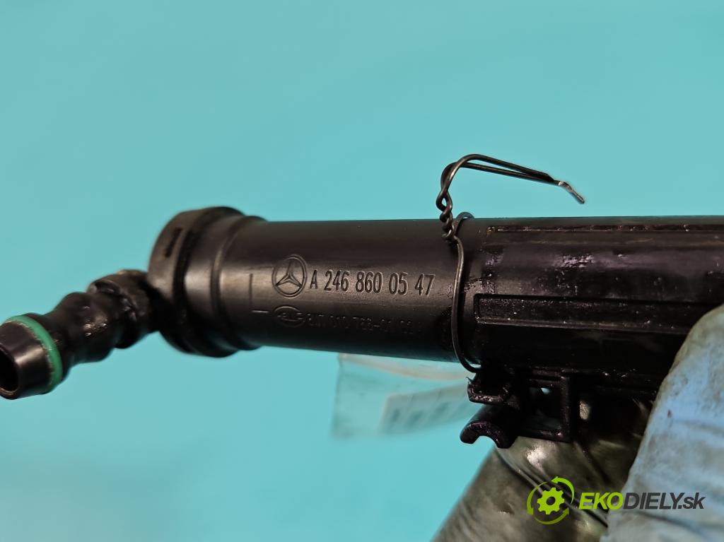 Mercedes B W246  2011-2018 1.8 CDI 109 HP automatic 80 kW 1796 cm3 5- ostrekovač reflektor: ľavý A2468600547 (Motorček ostrekovačov)