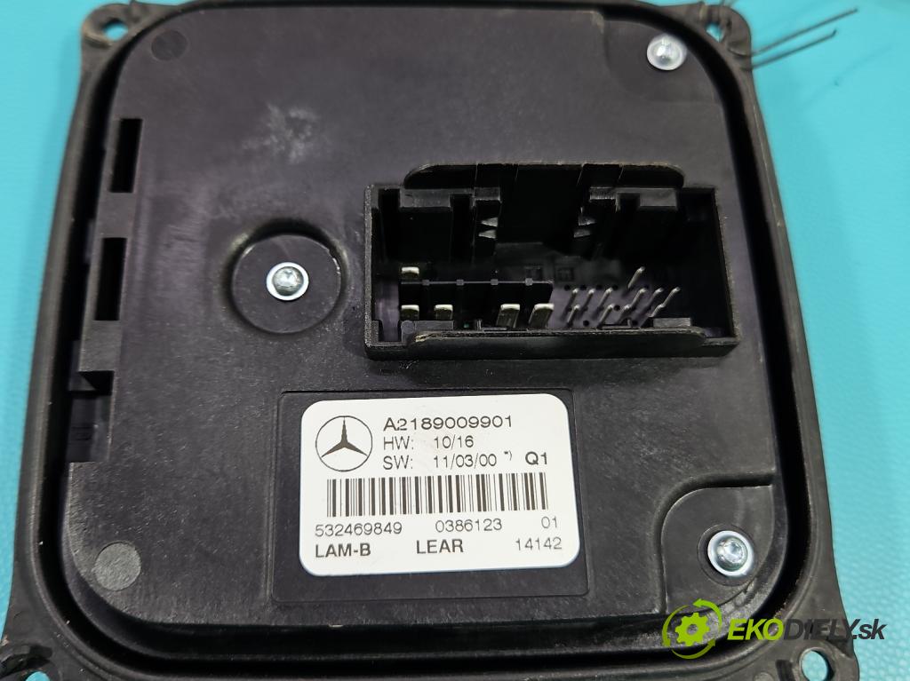 Mercedes B W246  2011-2018 1.8 CDI 109 HP automatic 80 kW 1796 cm3 5- střídač: xenon A2189009901 (Riadiaca jednotka xenónu)