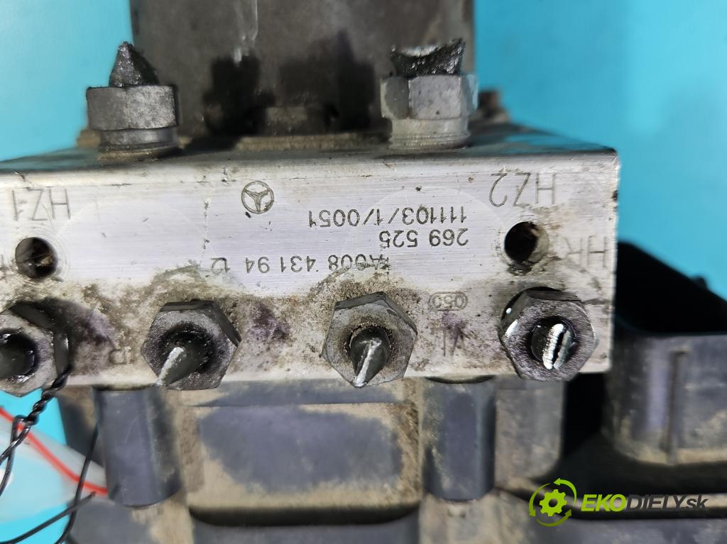 Mercedes B W246  2011-2018 1.8 CDI 109 HP automatic 80 kW 1796 cm3 5- čerpadlo abs A0084319412 (Pumpa ABS)