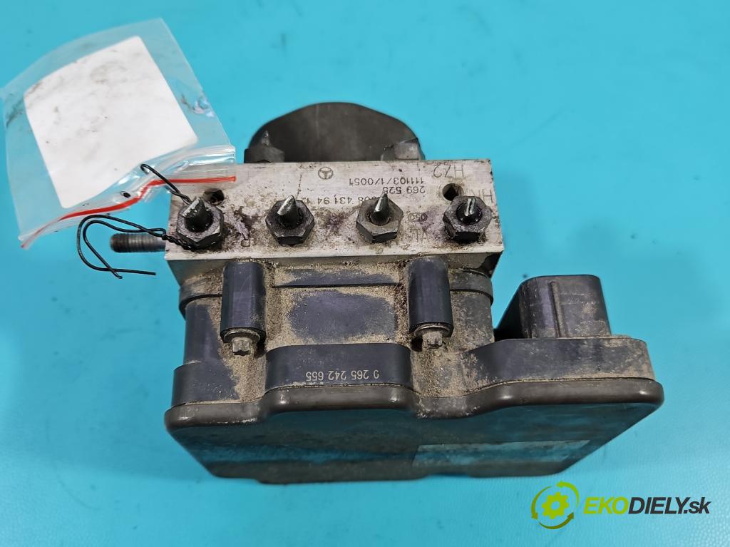 Mercedes B W246  2011-2018 1.8 CDI 109 HP automatic 80 kW 1796 cm3 5- čerpadlo abs A0084319412 (Pumpa ABS)