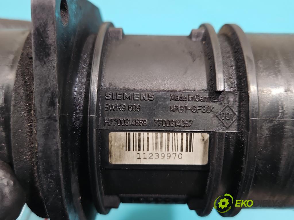 Renault Master II 1998-2010 2.5 dci 116 HP manual 85 kW 2463 cm3 5- průtokoměr: 5WK9609 (Váha vzduchu)