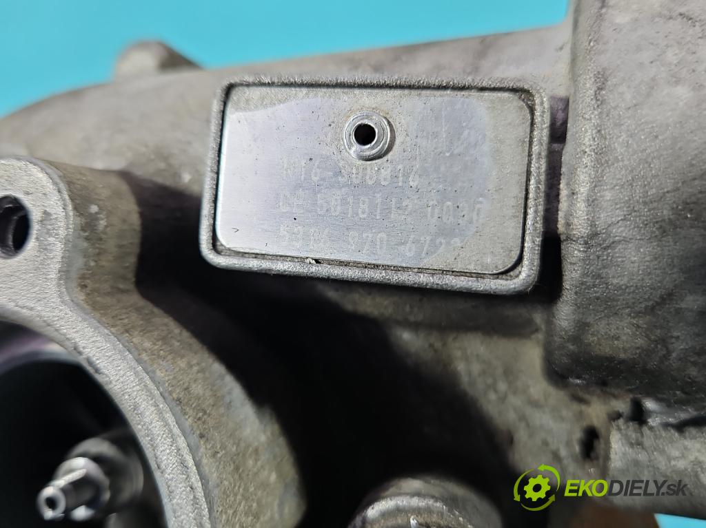 Peugeot Boxer I 1994-2006 2,5.0 td 103 hp manual 76 kW 2446 cm3 5- Turbodmychadlo K16-308816 (Turbodúchadla (kompletní))