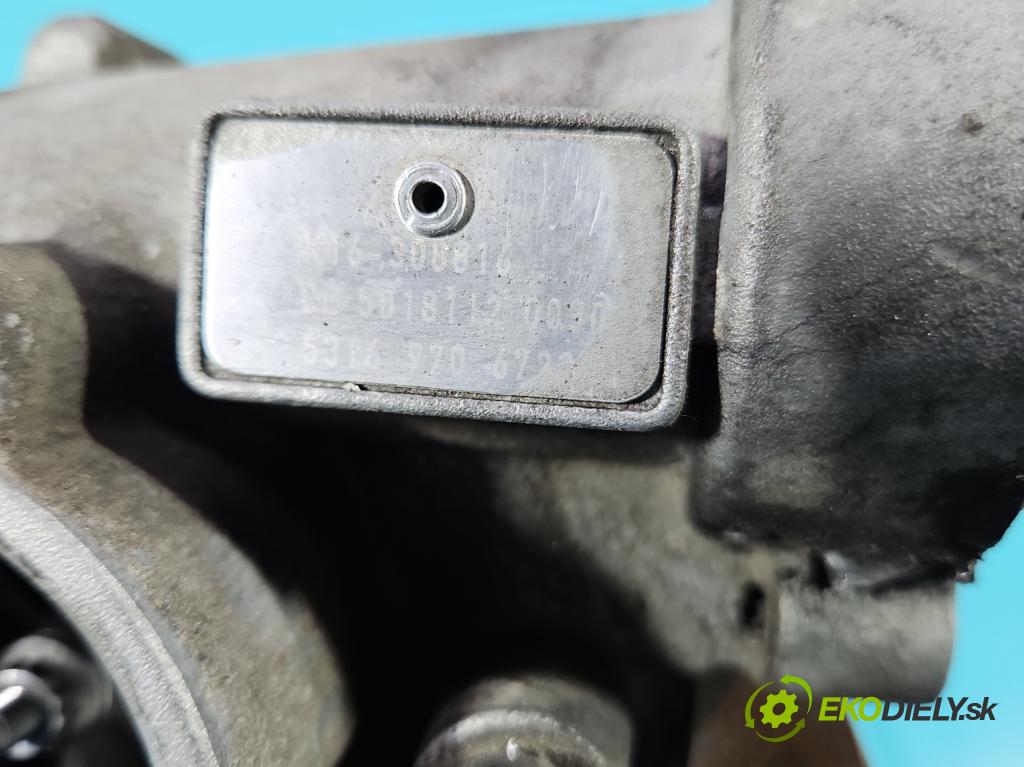 Peugeot Boxer I 1994-2006 2,5.0 td 103 hp manual 76 kW 2446 cm3 5- Turbodmychadlo K16-308816 (Turbodúchadla (kompletní))