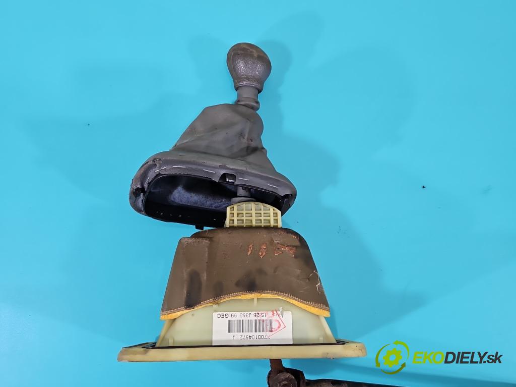 Renault Clio II 1998-2012 1,2.0 60 HP manual 44 kW 1149 cm3 5- Páka: Změny: stupeň,rýchlosť 7700104572J (Rýchlostná páka (kulisa))