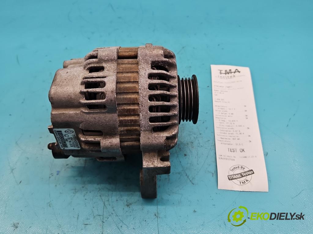 Renault Clio II 1998-2012 1,2.0 60 HP manual 44 kW 1149 cm3 5- Alternator 7700433069 (Alternátor)