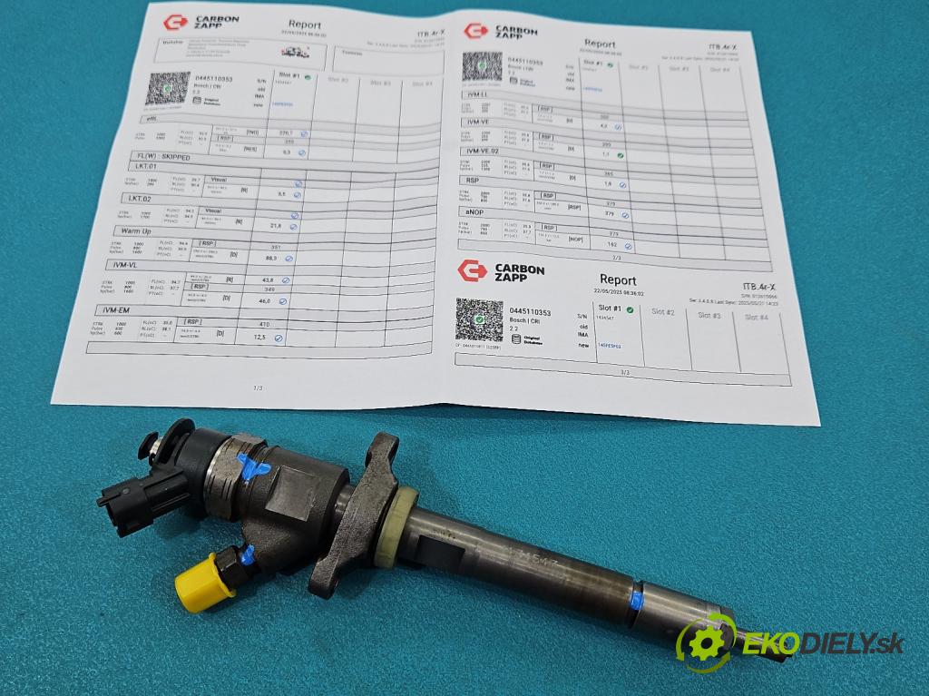 Ford Focus Mk2 2004-2011 1.6 tdci 109 HP manual 80 kW 1560 cm3 5- vstrek 0445110353 (Vstrekovač paliva)