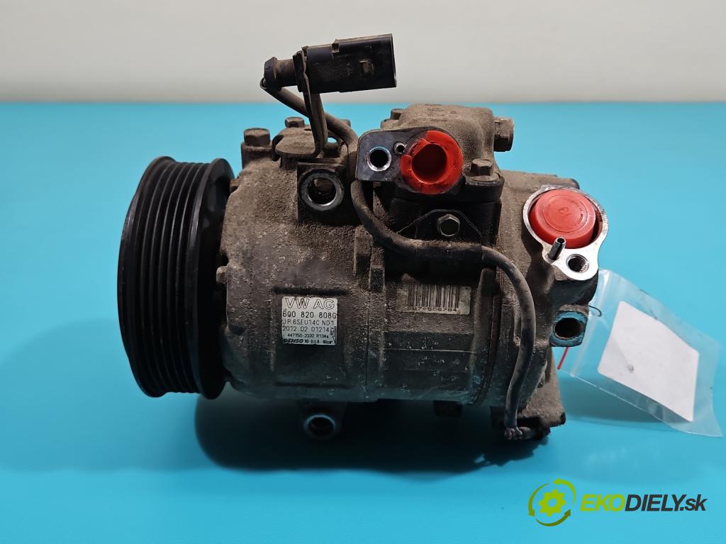 Skoda Fabia II 2007-2014 1.2 12V 69KM manual 51 kW 1198 cm3 5- Kompresor: klimatizácie 6Q0820808G (Kompresor klimatizácie)