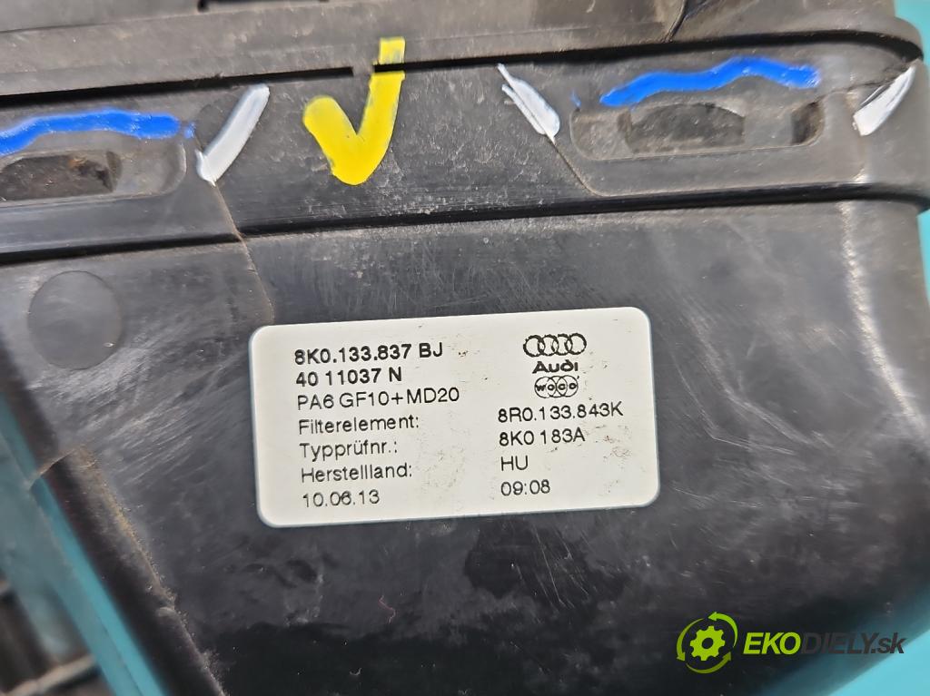 Audi A4 B8 2007-2015 2.0 TFSI 211KM automatic 155 kW 1984 cm3 5- obal filtra vzduchu 8R0129739A (Obal filtra vzduchu)