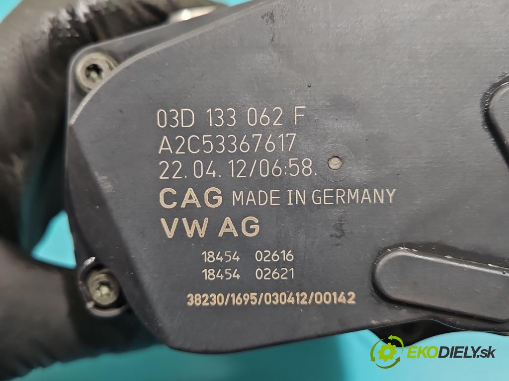 Skoda Fabia II 2007-2014 1.2 12V 69KM manual 51 kW 1198 cm3 5- klapka 03D133062F (Škrtiaca klapka)