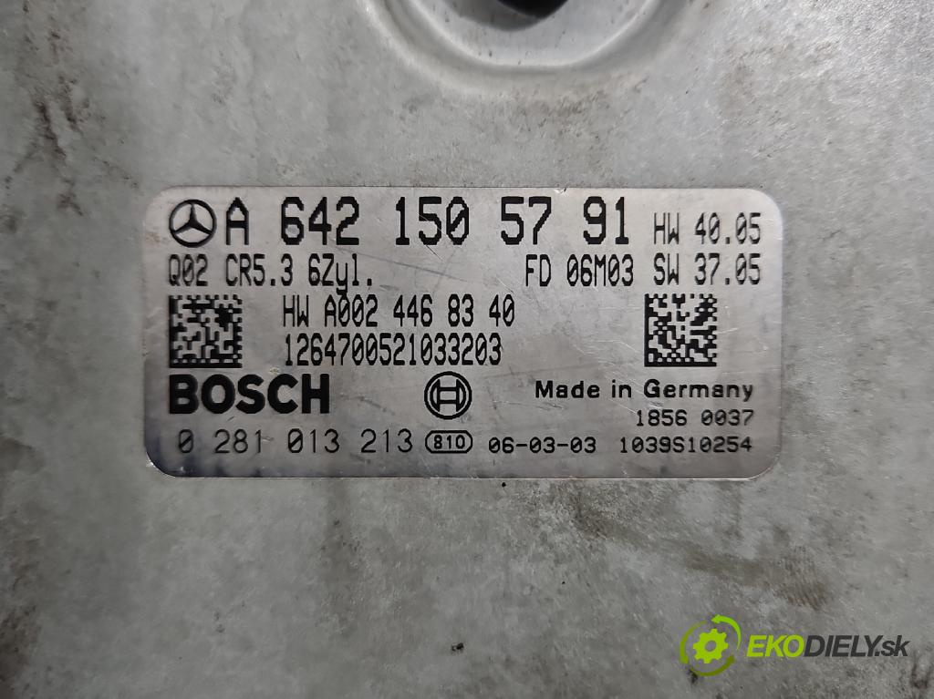 Mercedes S W221 2005-2013 3.0 CDI 211KM automatic 155 kW 2987 cm3 4- riadiaca jednotka motora A6421505791