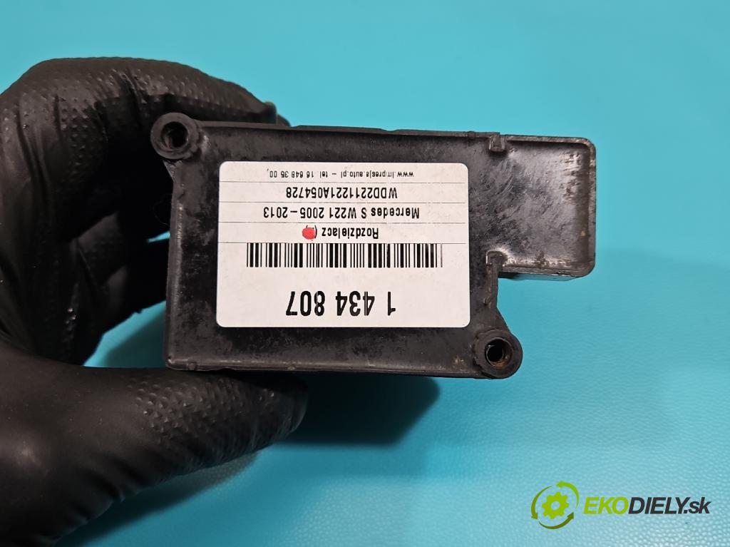 Mercedes S W221 2005-2013 3.0 CDI 211KM automatic 155 kW 2987 cm3 4- Distributor: A2513200058