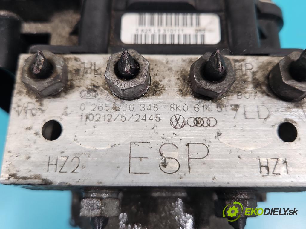 Audi A4 B8 2007-2015 2.0 tdi 143 HP automatic 105 kW 1968 cm3 5- čerpadlo abs 0265236348 (Pumpa ABS)