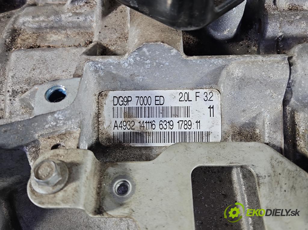 Ford Fusion USA 2012-2020 2.0 EcoBoost: 245KM automatic 180 kW 1999 cm3 4- prevodovka stupeň,rýchlosť automat DG9P7000ED