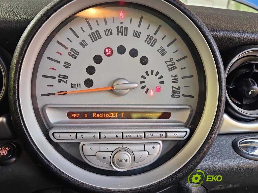 Mini One II 2006-2013 1.4 16V 95 hp manual 70 kW 1397 cm3 3- Přístrojová deska 9189502 (Přístrojové desky, displeje)