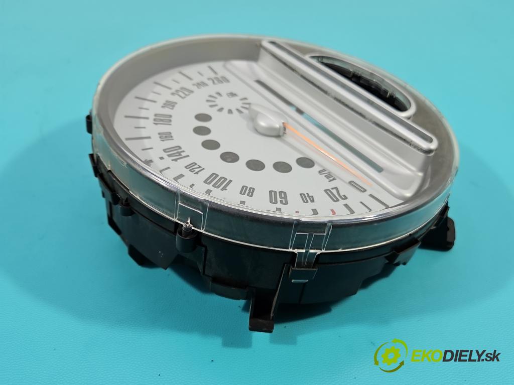 Mini One II 2006-2013 1.4 16V 95 hp manual 70 kW 1397 cm3 3- Přístrojová deska 9189502 (Přístrojové desky, displeje)