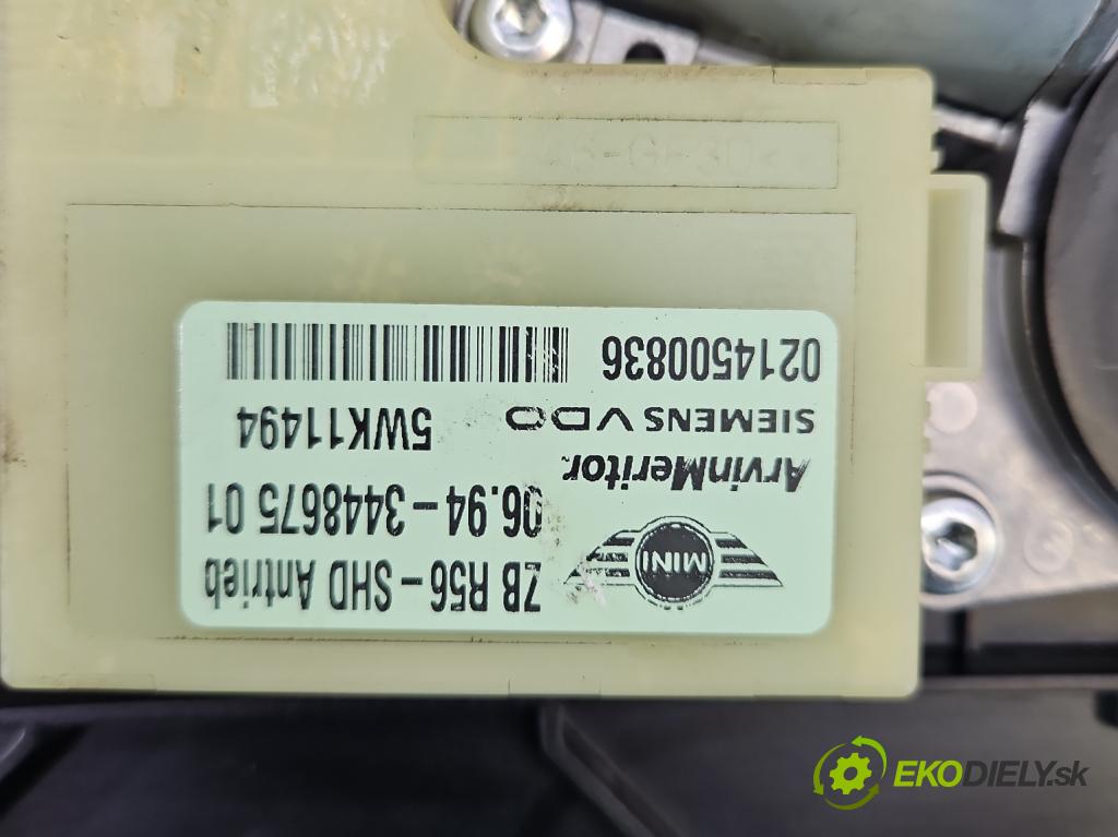 Mini One II 2006-2013 1.4 16V 95 HP manual 70 kW 1397 cm3 3- Střešní okno:  (Sklo karosérie)