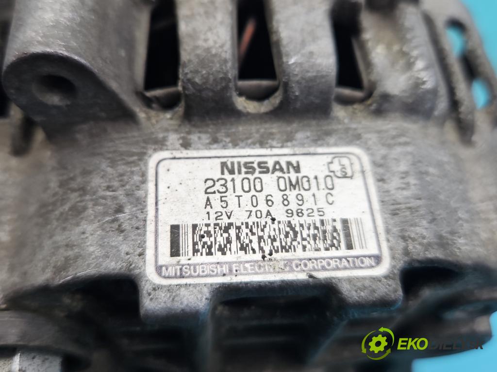 Nissan Almera N15 1995-2000 1.4 16V 87 HP manual 64 kW 1391 cm3 4- Alternator 231000M010 (Alternátor)