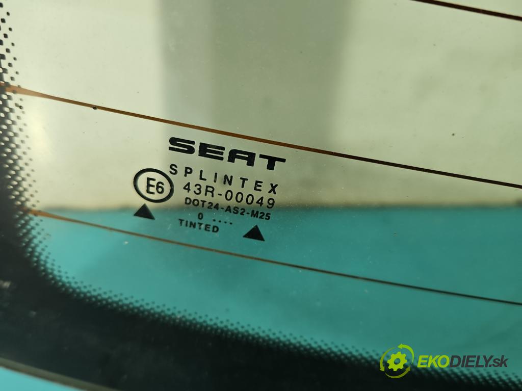 Seat Leon I 1999-2005 1.9 tdi 90 hp manual 66 kW 1896 cm3 5- sklo zadní  (Okna zadní)