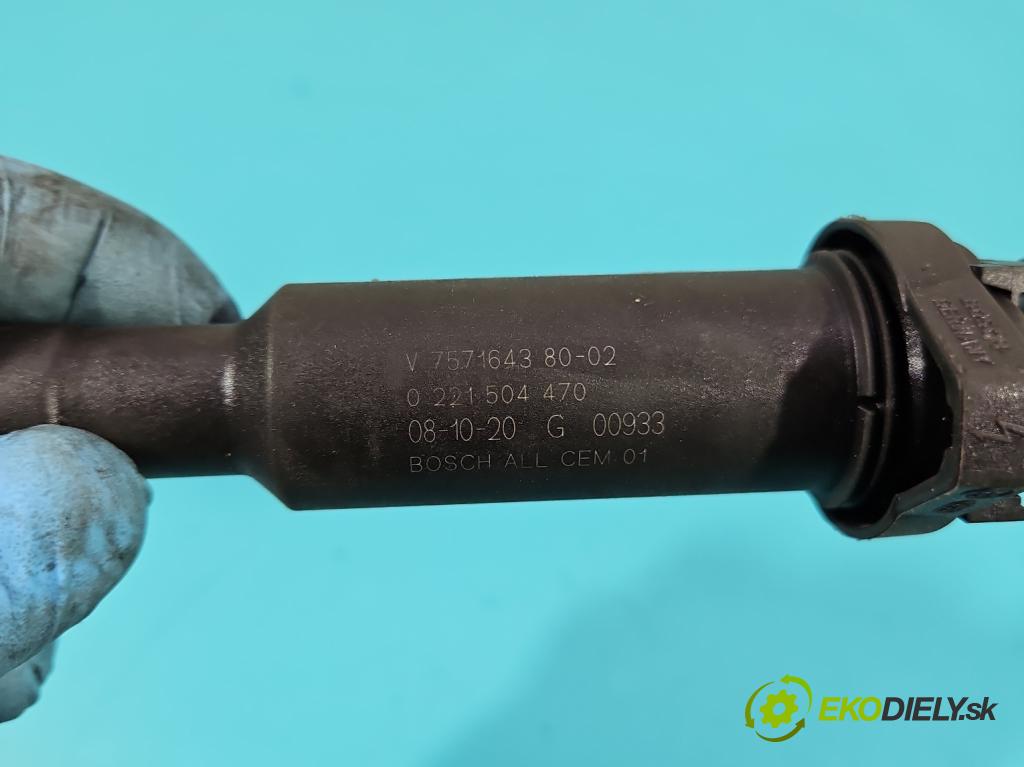 Mini One II 2006-2013 1.4 16V 95 hp manual 70 kW 1397 cm3 3- cívka zapalovací 0221504470 (Zapalovací cívky, moduly)