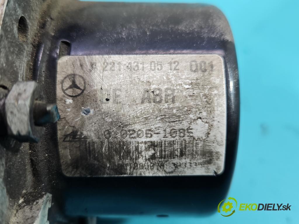 Mercedes S W221 2005-2013 3.0 CDI 211KM automatic 155 kW 2987 cm3 4- čerpadlo abs 10.0205-1085 (Pumpa ABS)