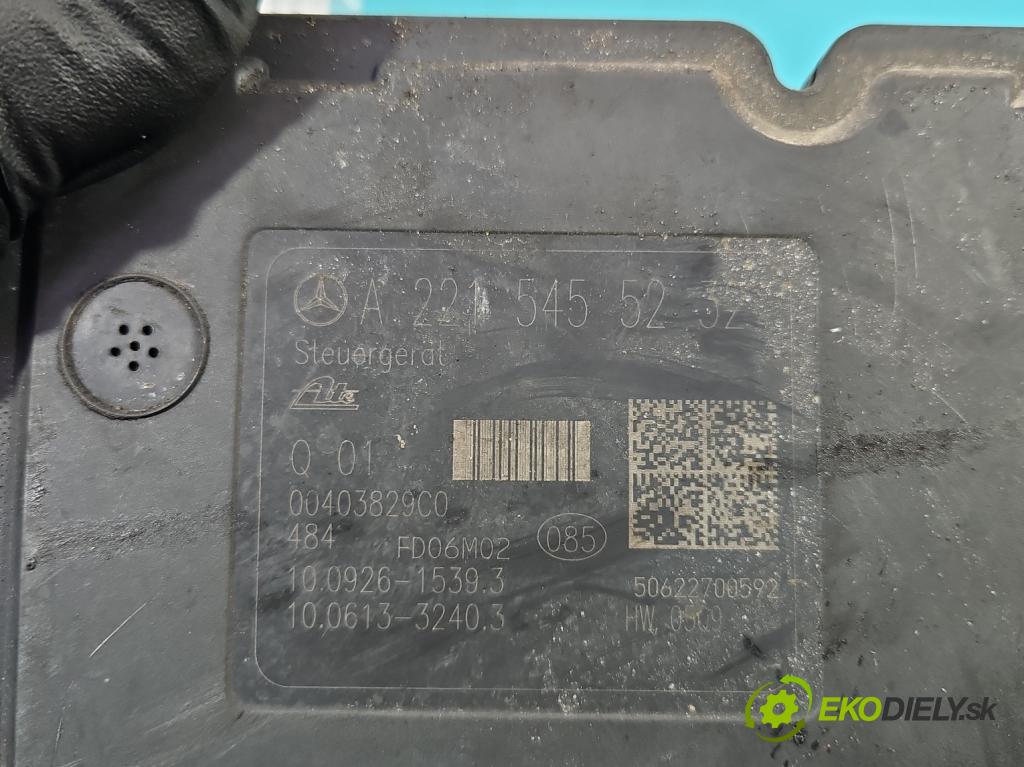 Mercedes S W221 2005-2013 3.0 CDI 211KM automatic 155 kW 2987 cm3 4- čerpadlo abs 10.0205-1085 (Pumpa ABS)