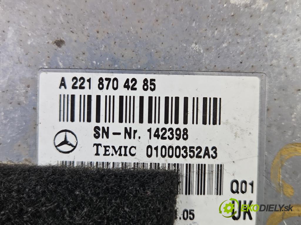 Mercedes S W221 2005-2013 3.0 CDI 211KM automatic 155 kW 2987 cm3 4- riadiaca jednotka ostatné A2218704285
