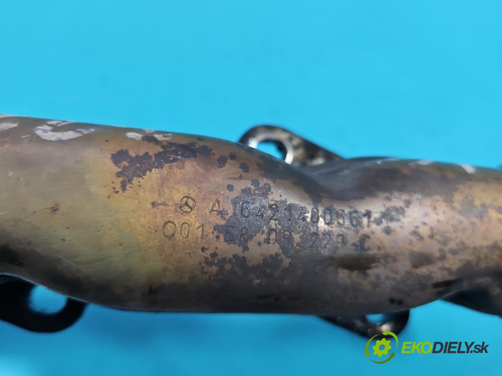Mercedes S W221 2005-2013 3.0 CDI 211KM automatic 155 kW 2987 cm3 4- potrubí výfuk A6421400661 (Výfukové potrubí)
