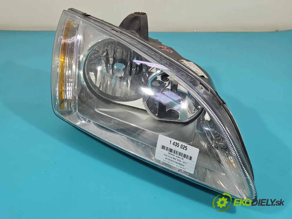 Ford Focus Mk2 2004-2011 1.6 tdci 109 HP manual 80 kW 1560 cm3 5- Reflektor: pravý 4M51-13W029-AD (Svetlo predné pravé)
