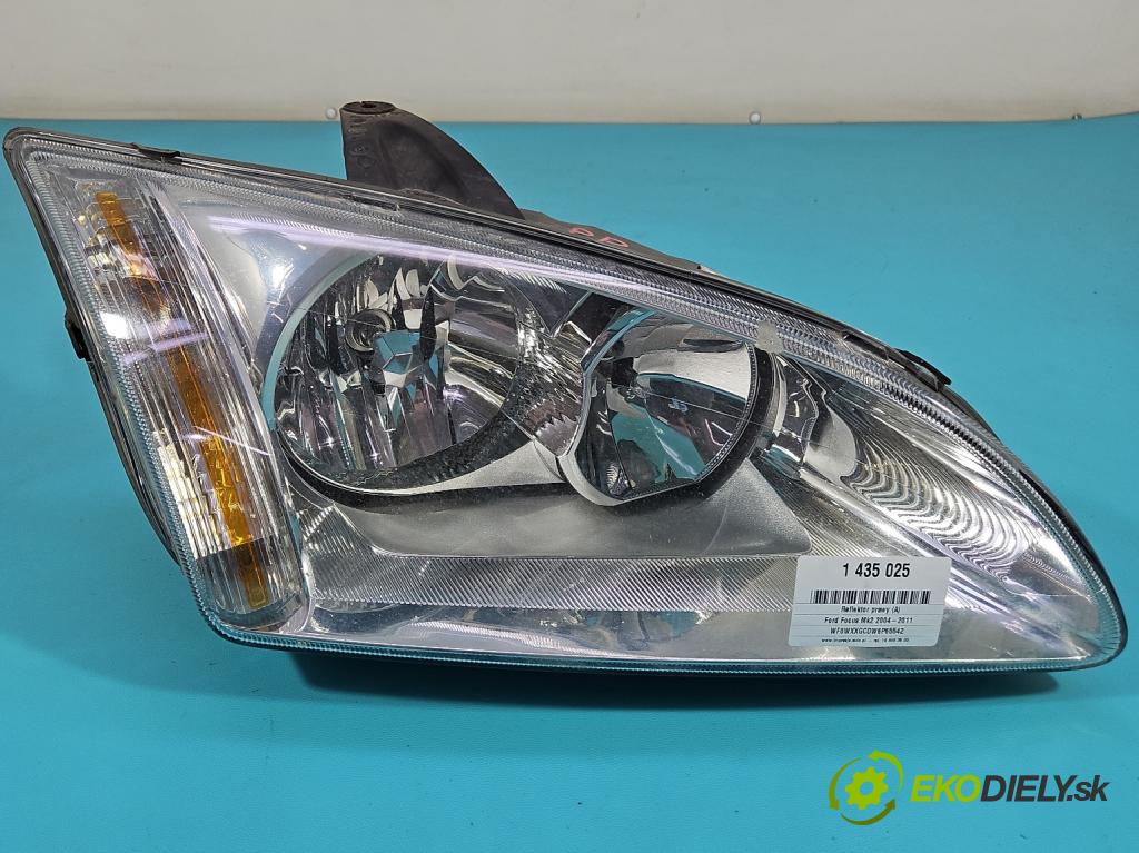 Ford Focus Mk2 2004-2011 1.6 tdci 109 HP manual 80 kW 1560 cm3 5- Reflektor: pravý 4M51-13W029-AD (Svetlo predné pravé)