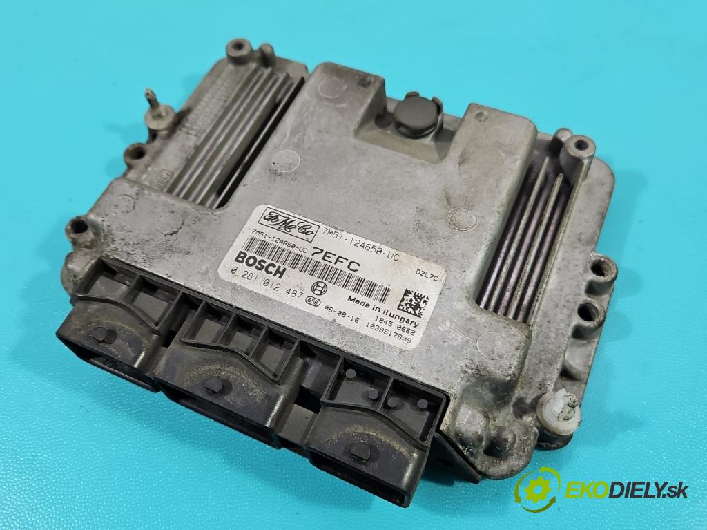 Ford Focus Mk2 2004-2011 1.6 tdci 109 HP manual 80 kW 1560 cm3 5- riadiaca jednotka motora 0281012487