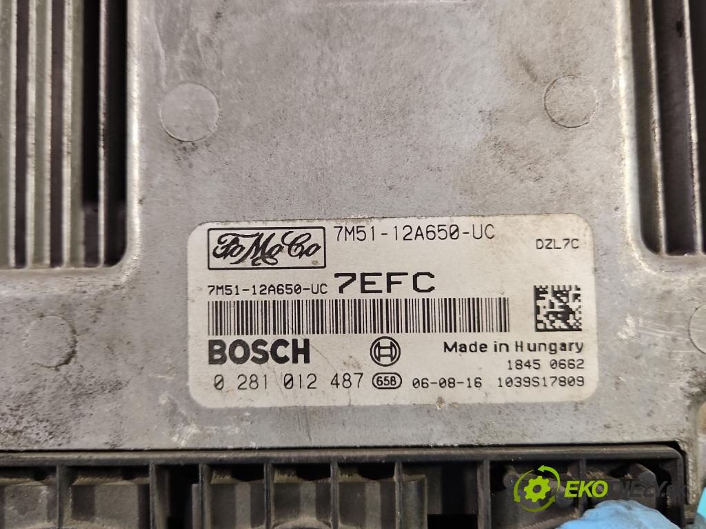 Ford Focus Mk2 2004-2011 1.6 tdci 109 HP manual 80 kW 1560 cm3 5- riadiaca jednotka motora 0281012487
