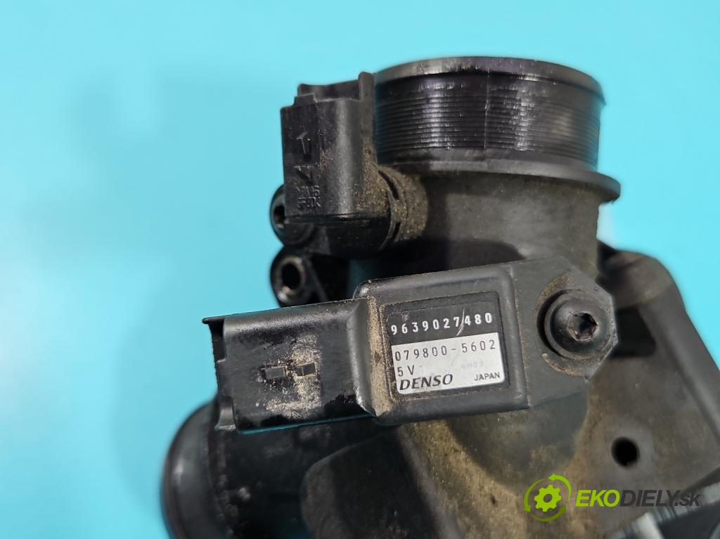 Ford Focus Mk2 2004-2011 1.6 tdci 109 hp manual 80 kW 1560 cm3 5- škrticí klapka 9655971880 (Škrticí klapky)