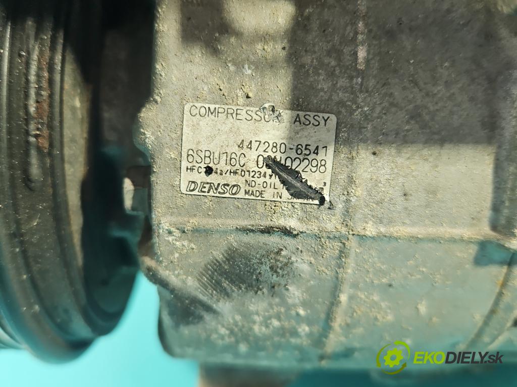 Mercedes B W246  2011-2018 1.8 CDI 109 HP automatic 80 kW 1796 cm3 5- Kompresor: klimatizácie 447280-6541 (Kompresor klimatizácie)
