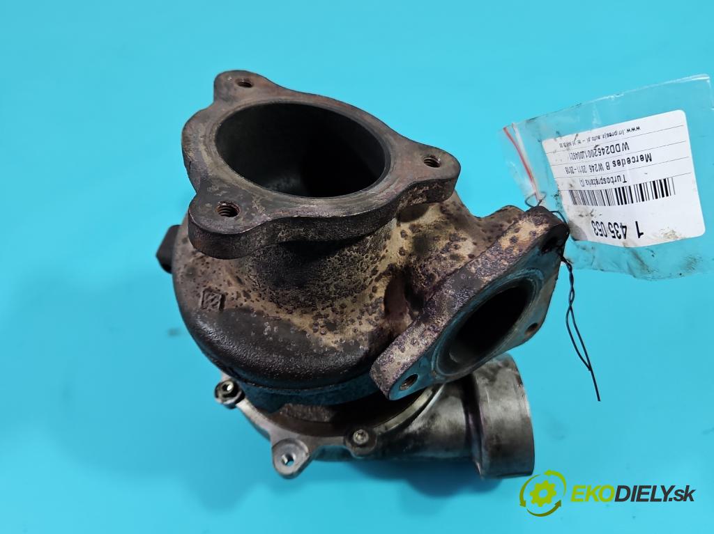 Mercedes B W246  2011-2018 1.8 CDI 109 hp automatic 80 kW 1796 cm3 5- Turbodmychadlo VV21 (Turbodúchadla (kompletní))