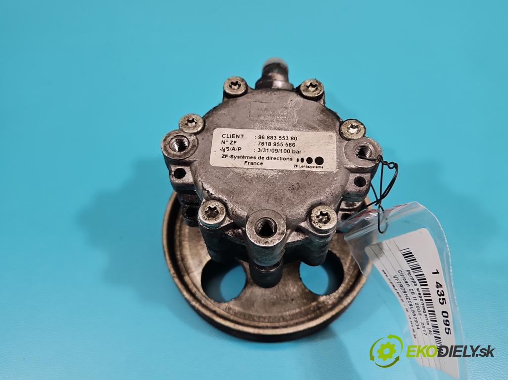 Citroen C5 II 2008-2017 1.6 hdi 109 HP manual 80 kW 1560 cm3 4- čerpadlo posilovač 9688355380 (Servočerpadlo, pumpa riadenia)