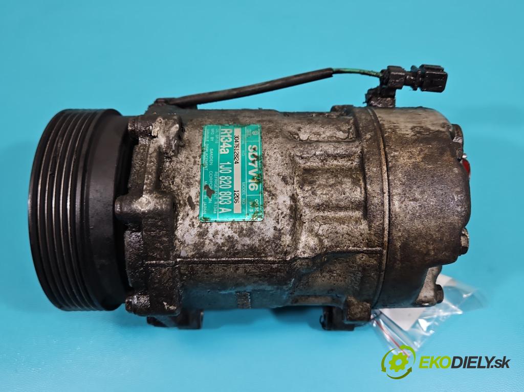 Skoda Octavia I 1996-2010 1.9 tdi 110 HP manual 81 kW 1896 cm3 5- Kompresor: klimatizácie 1J0820803A (Kompresor klimatizácie)