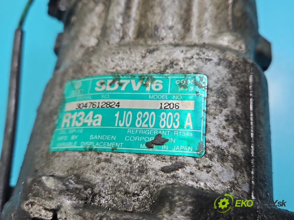 Skoda Octavia I 1996-2010 1.9 tdi 110 HP manual 81 kW 1896 cm3 5- Kompresor: klimatizácie 1J0820803A (Kompresor klimatizácie)