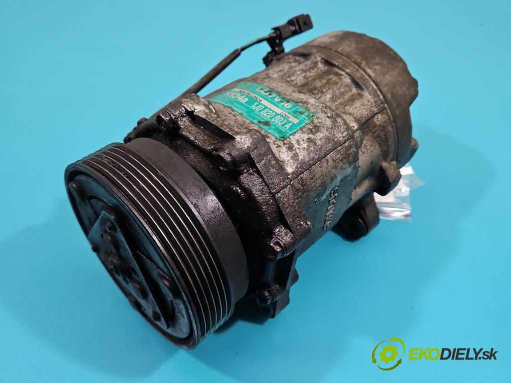 Skoda Octavia I 1996-2010 1.9 tdi 110 HP manual 81 kW 1896 cm3 5- Kompresor: klimatizácie 1J0820803A (Kompresor klimatizácie)