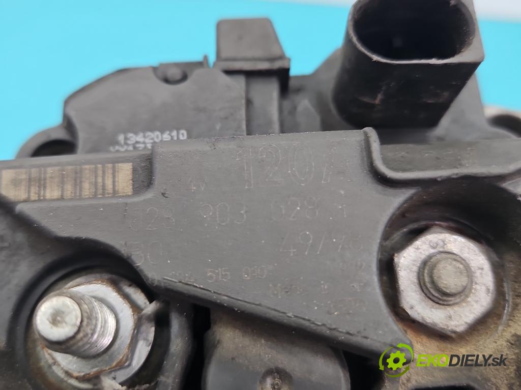 Skoda Octavia I 1996-2010 1.9 tdi 110 HP manual 81 kW 1896 cm3 5- Alternator 028903028 (Alternátor)
