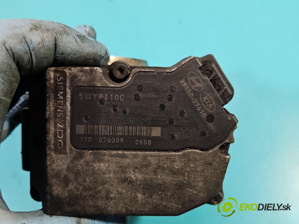 Hyundai Santa Fe II 2006-2012 2.2 CRDI 150 HP automatic 110 kW 2188 cm3 5- klapka 35100-27410 (Škrtiaca klapka)