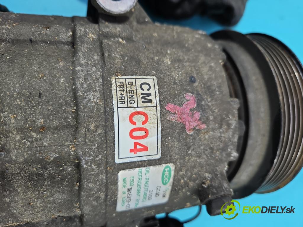 Hyundai Santa Fe II 2006-2012 2.2 CRDI 150 HP automatic 110 kW 2188 cm3 5- Kompresor: klimatizácie F500-MA5EB-05 (Kompresor klimatizácie)